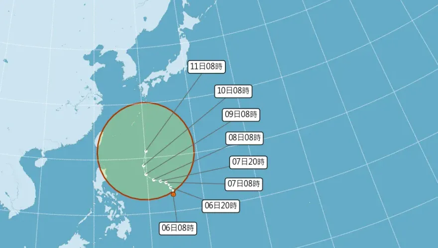 颱風「谷超」今晚恐成形！未來一周「雨彈狂炸全台」