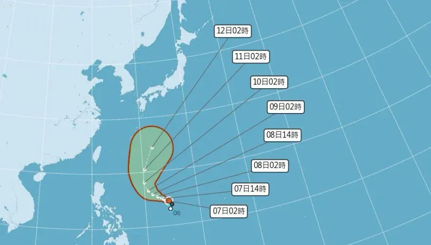 今高溫恐飆36°C！第5波鋒面周末報到　谷超恐變中颱…最新路徑曝