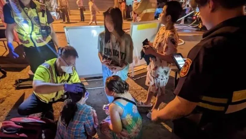 竹北越南料理店暗夜大火　警消馳援！2大2小驚險逃生