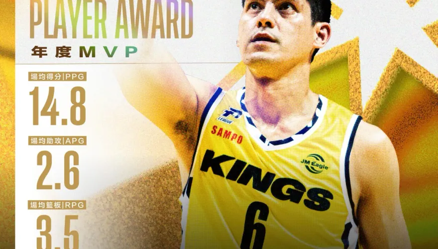 國王大贏家！楊敬敏、牧倫斯抱走年度MVP、年度洋將兩大獎