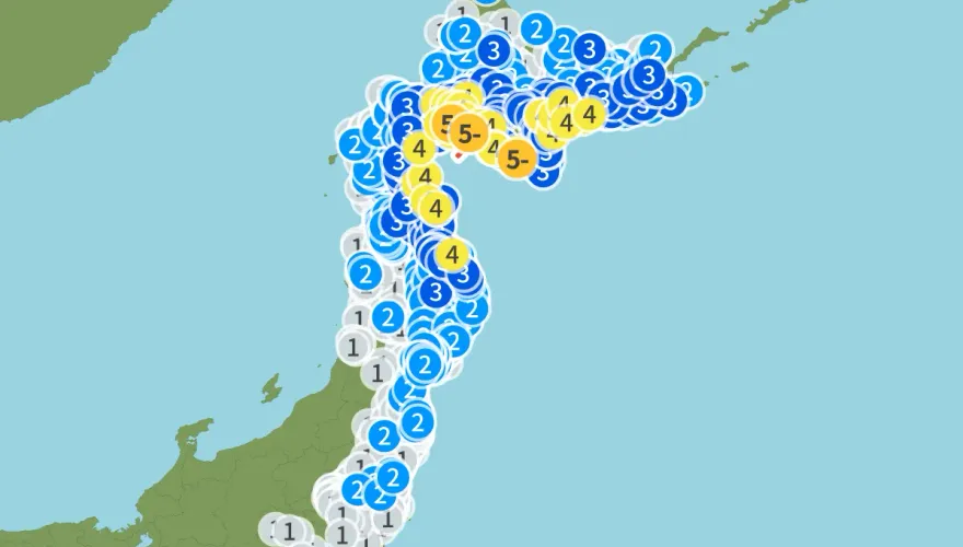快訊/北海道發生規模6.2強震！　本州青森有感覺