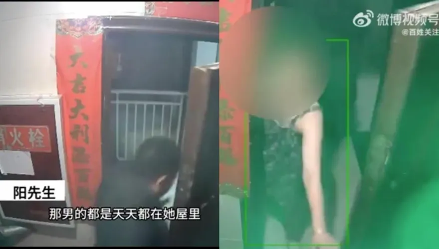 影/妻「穿細肩帶睡衣」深夜開門迎小王　門口裝監視器抓猴…綠帽夫怒：天天都來！