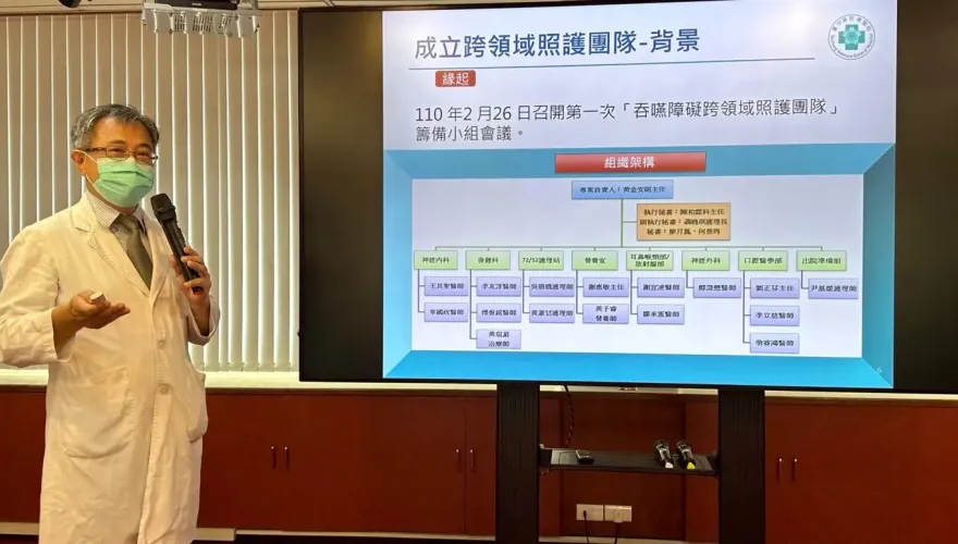 急性腦中風病人七成有吞嚥困難！易增加7倍吸入性肺炎風險 現可跟鼻胃管說再見！