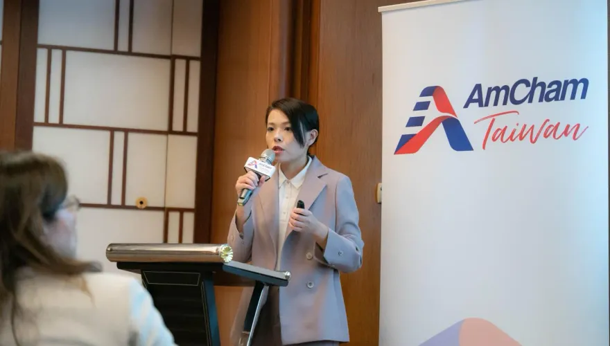 高虹安受邀台灣美國商會演講    美商讚：想搬到新竹了！