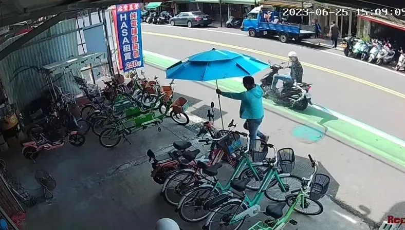 影/台中租車行遭潑不明液體！業者控「非首次犯案」　警不排除同業糾紛