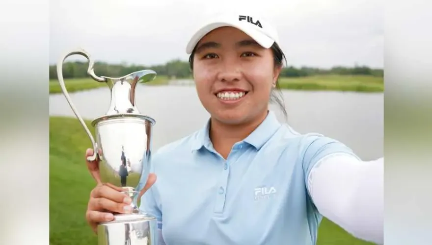 影/台將連2年包冠！23歲曾彩晴LPGA次巡賽「7鳥0柏忌」完美奪冠