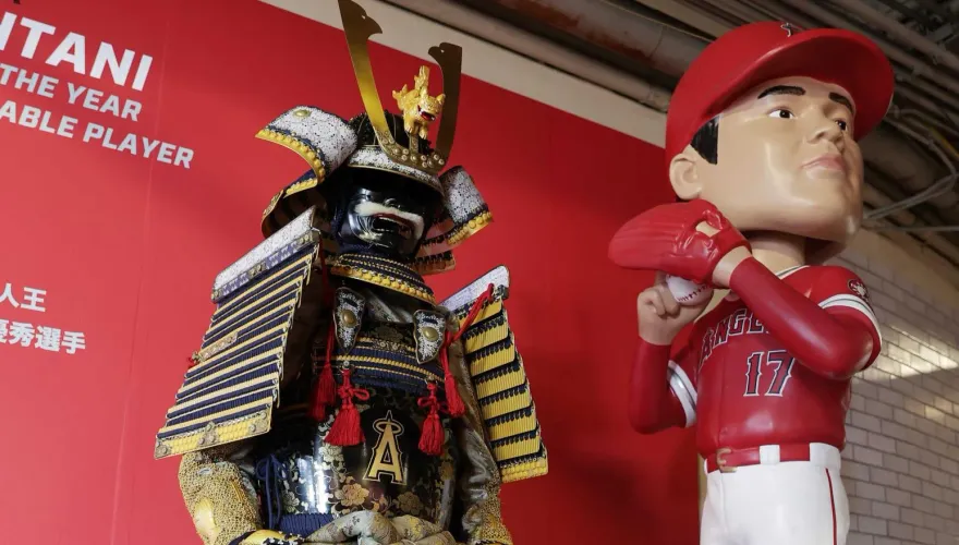 天使武士頭盔爆紅！日本公司超感謝　直送洛杉磯全套甲冑