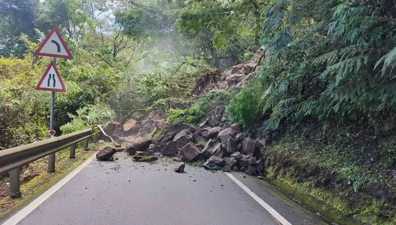 快訊/台14甲翠峰路坍方　埔里上合歡山雙向交通中斷