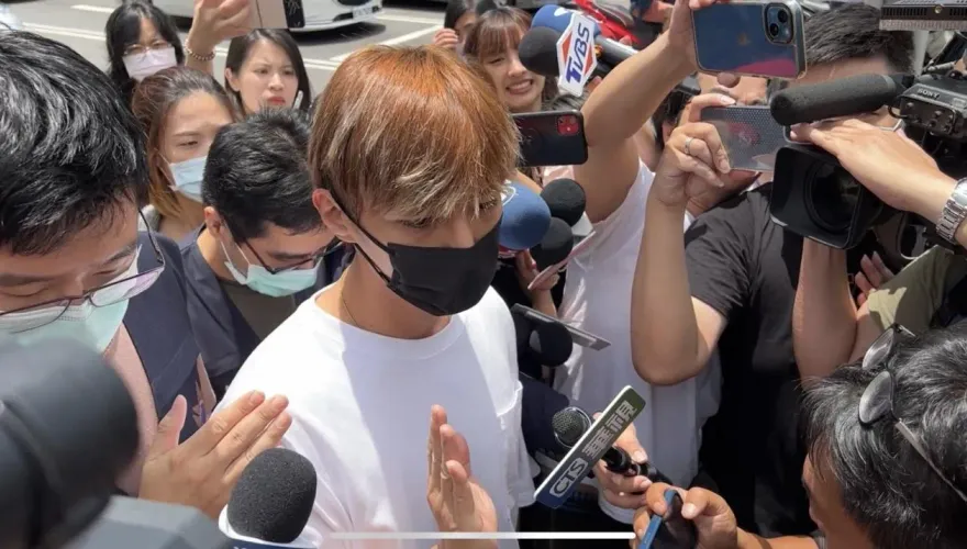 快訊/偷拍案不只1件？　炎亞綸偵訊3hrs現身：不要亂猜測