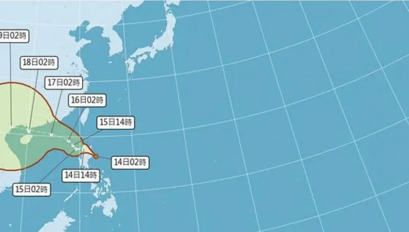 颱風「泰利」最快今晚生成　路徑預測、降雨機率這裡看