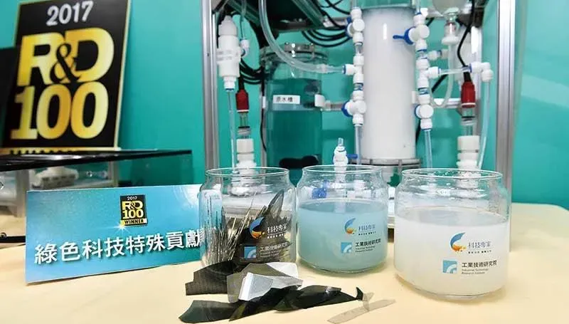 工研院獨創廢液晶面板再利用處理系統　廢面板玻璃變身金屬吸附材 再生水循環利用