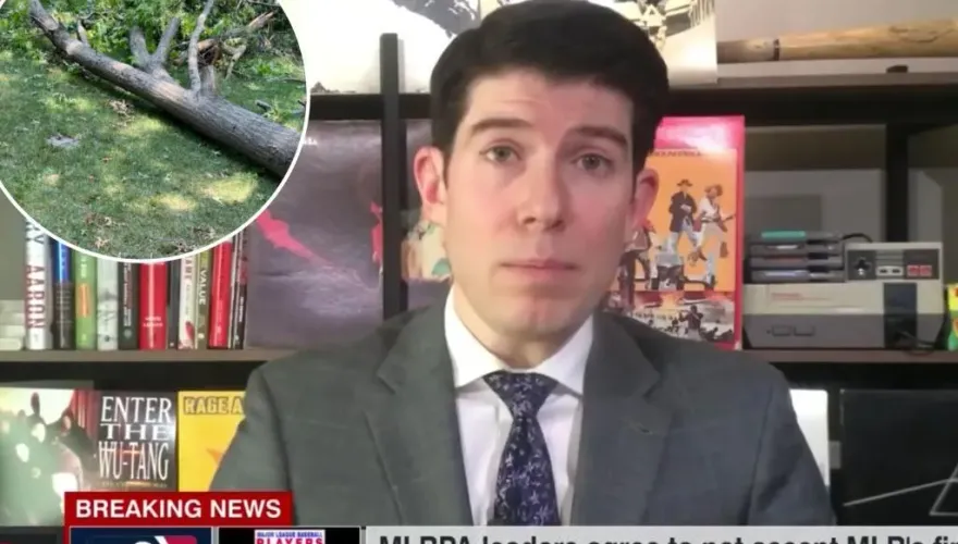 清理家園被樹幹壓　《ESPN》記者也進傷兵名單？