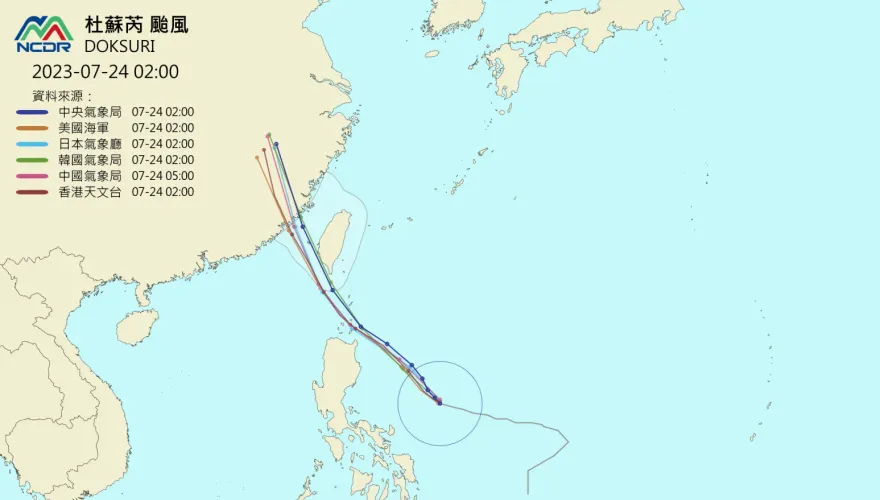 杜蘇芮來襲！路徑不斷修正　「這地區」高機率放颱風假