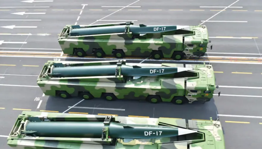 距台最近僅400km！美專家：共軍部署東風-17飛彈　瞄準台灣及其盟友