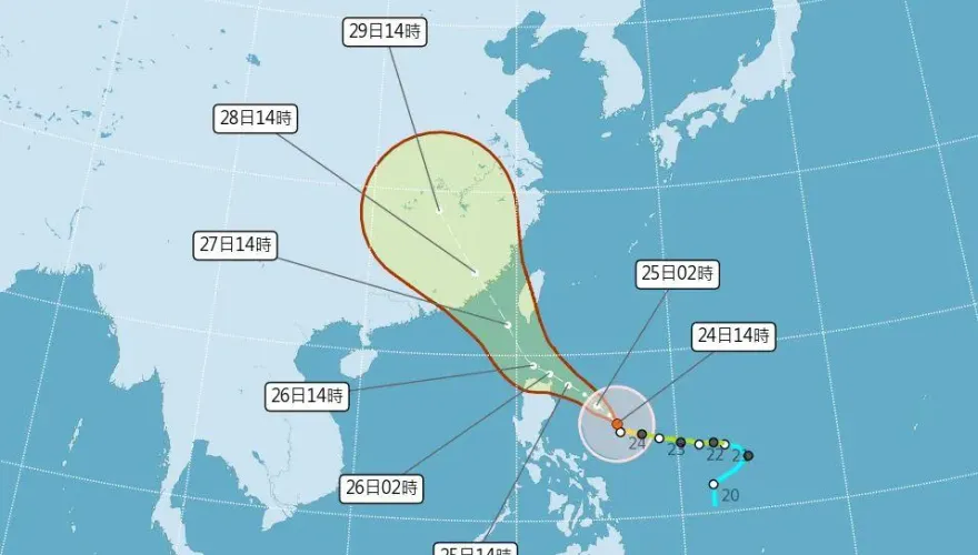 快訊/杜蘇芮步步進逼！氣象局揭今晚「這時間」發佈海警