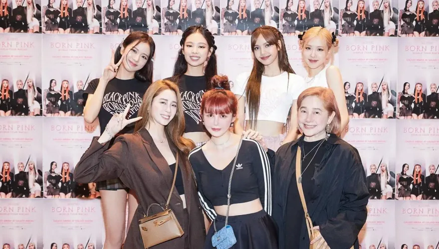 歐陽妮妮曬與BLACKPINK超狂合照！傅娟也在場　網酸：有錢人不一樣
