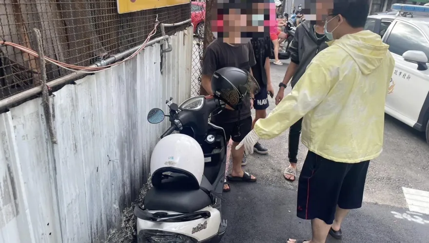 影/2部機車鑰匙未拔遭竊　3屁孩騎著逛大街遭警攔獲