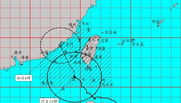 杜蘇芮動向/暴風圈摸到苗栗　颱風卡努最快今晚生成、朝琉球移動