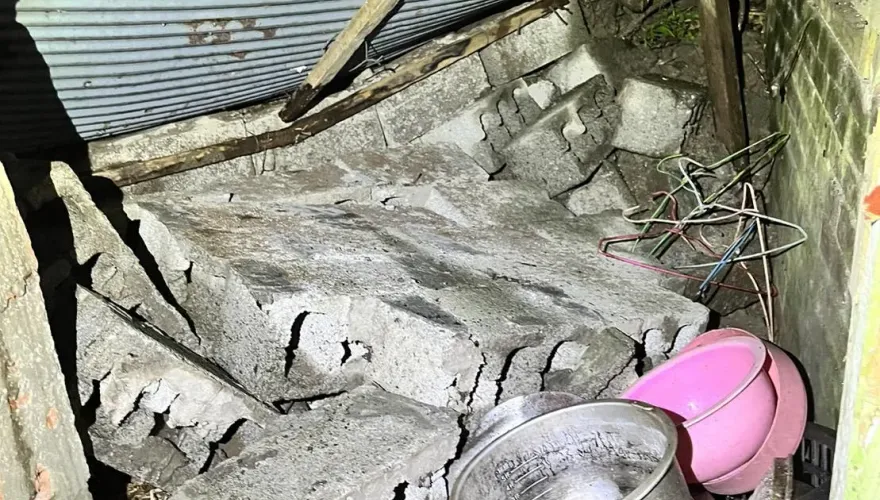 杜蘇芮災情/台東男客廳看電視　轟！廚房被土石流吃掉了