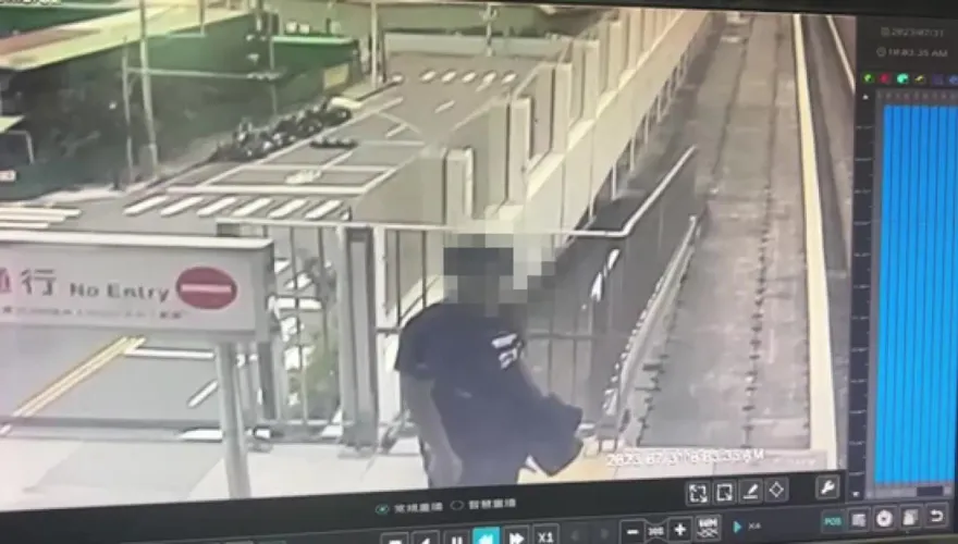 影/移工闖軌直擊！民眾溫情喊話勸不回　他突翻隔音牆下秒遭自強號輾碎