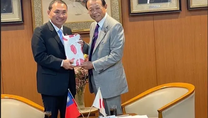侯友宜會前日相麻生太郎「閉門對談內容曝」！3招解兩岸緊張