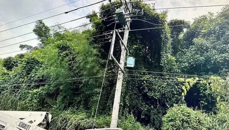 快訊/南投台電維修工遭高壓電擊、人掛電桿上　送醫搶救不治