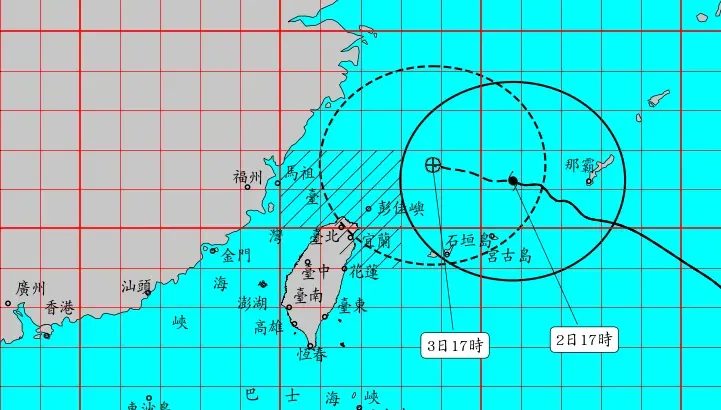 卡努動向/陸警正式發布！「3地區」嚴防強風　沿海漁船注意海況