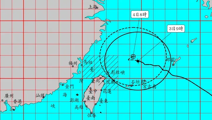 卡努動向/明日白天風力轉小「交界點」！北北基宜續放颱風假？　氣象局回應了