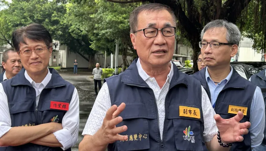 中颱「卡努」來襲前3雨量全在台北市　李四川視察抽水站慰勞同仁
