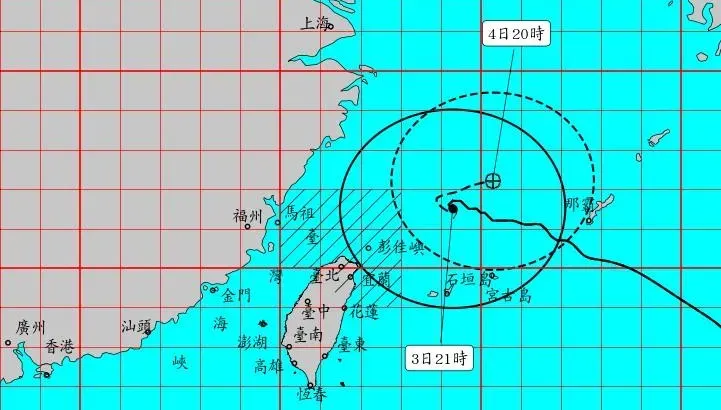 卡努動向/颱風假還有希望？「卡努」滯留路徑擺盪更近台　暴風圈再觸陸