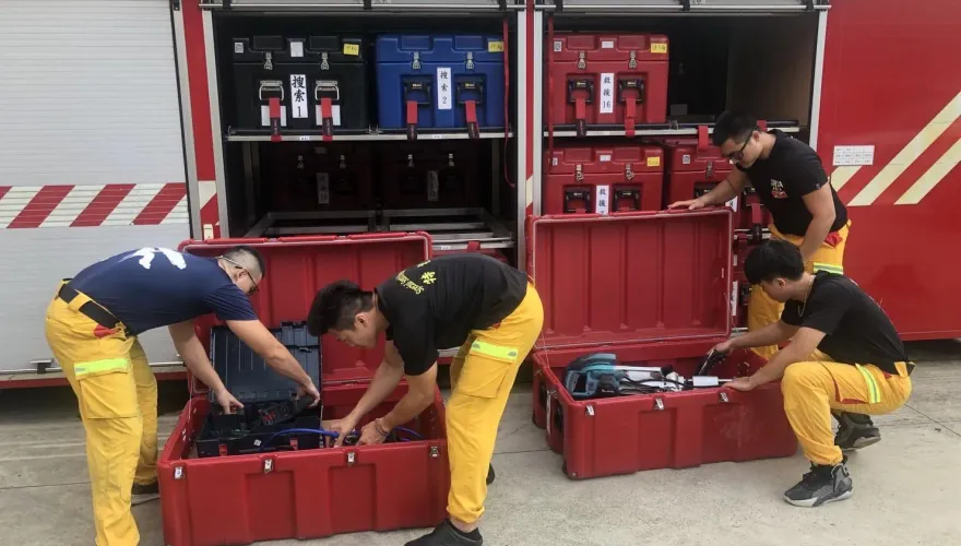 南投豪雨爆災情　桃園特搜大隊隨時馳援