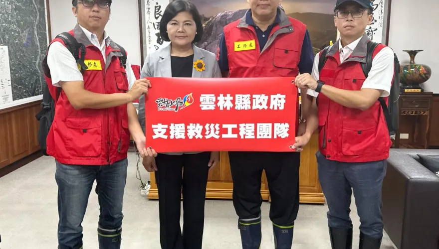 雲林火速支援　張麗善派「通路大隊」進駐南投