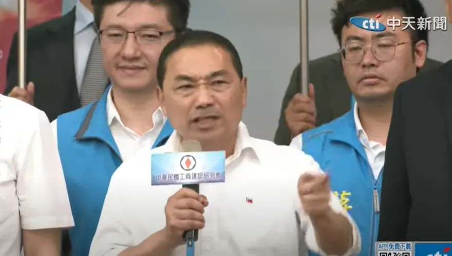 影/侯友宜怒吼為什麼民進黨搞到瀕臨戰爭？「爸爸不要小孩危險」人民保母做人民守護神