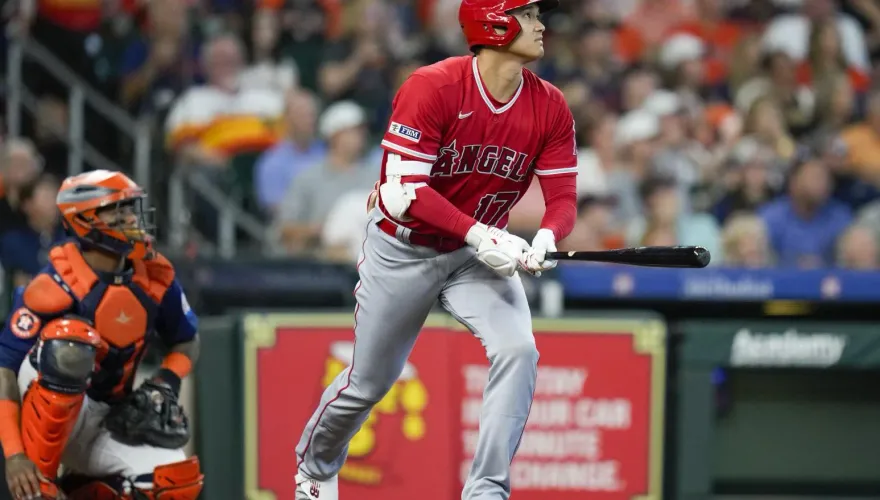 影/終結連8戰全壘打荒！大谷翔平喊完累就炸裂　怪力第41轟出爐