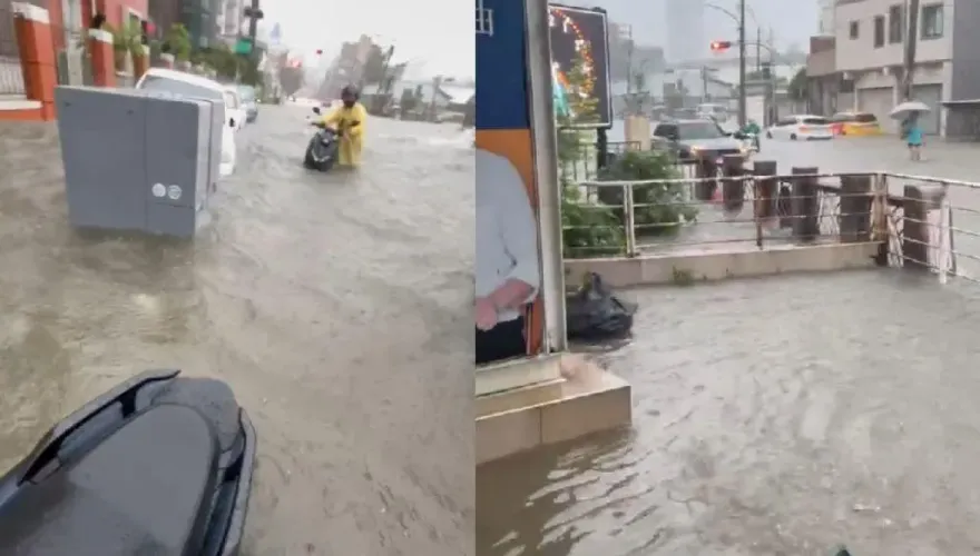 暴雨轟炸高雄發大水　PTT鄉民看到雨量傻眼狂酸陳建仁