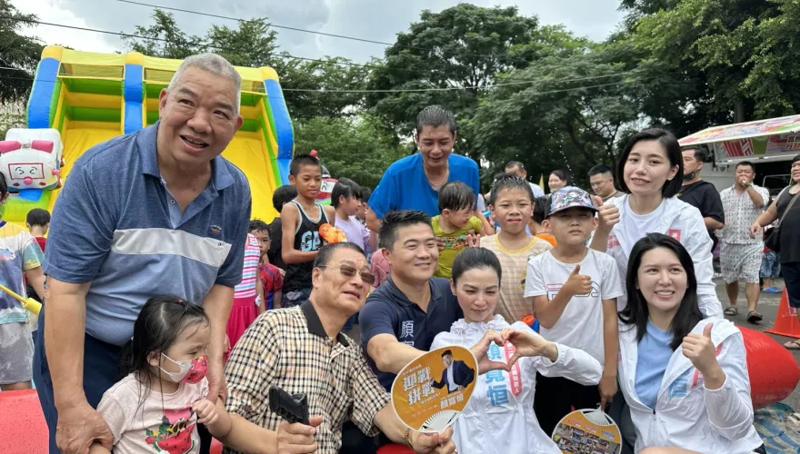當家長的「最強隊友」！顏寬恒辦親子活動玩水消暑　大小朋友共度歡樂週末