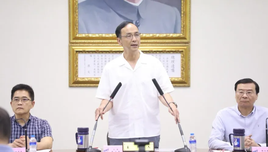 中常會喊話　朱立倫：關鍵時刻考慮自我必被唾棄