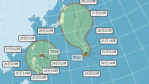 雙颱共舞！今3地區高溫飆破36度　午後雷陣雨炸全台