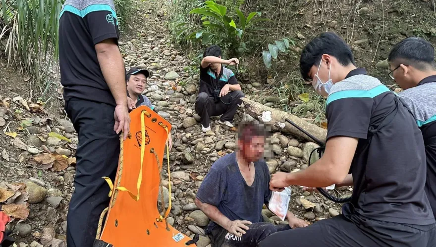 影/嚇壞！彰化麒麟山頻傳「救命回音」　山友驚見男墜15公尺深山谷