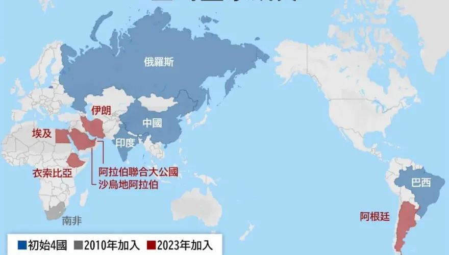 確定了！金磚國家擴大陣容　邀請伊朗、沙烏地等6國加入