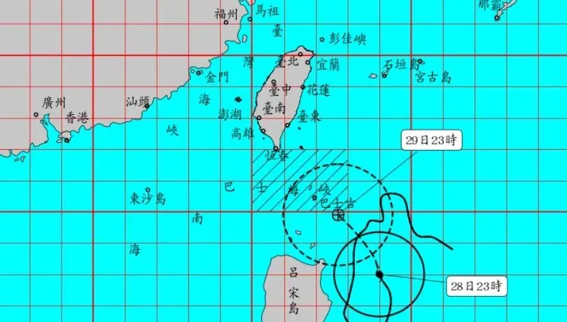 快訊/中颱「蘇拉」來了！氣象局發布海上颱風警報