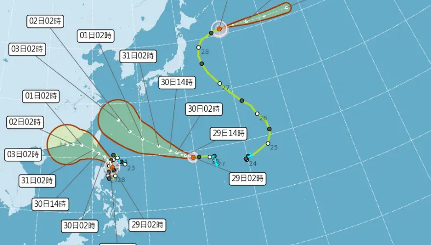 蘇拉暴風圈掃台！明晚影響台灣　2區放颱風假機率大提升