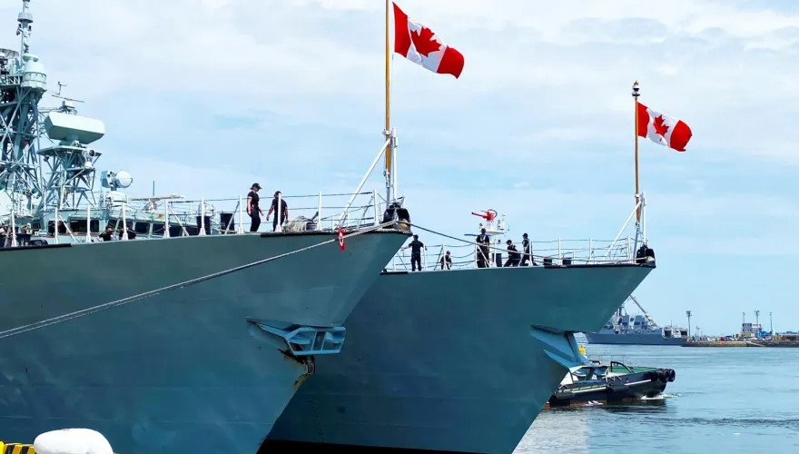 影/加拿大駐日武官稱9月軍艦將通過台灣海峽　日媒：大動作預告不尋常