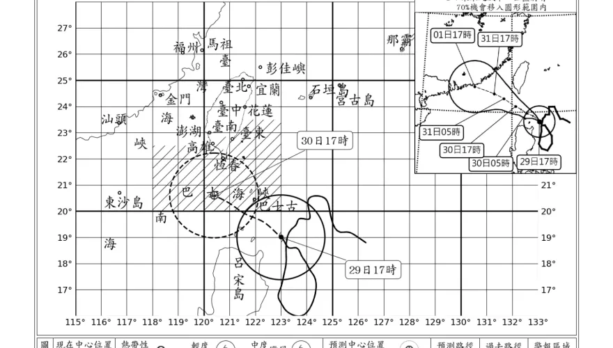 蘇拉動向/陸警發布！屏東、恆春列首波警戒區　「4地區」陸續納陸警範圍
