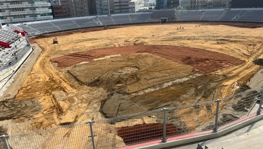 高虹安點新竹棒球場缺失！施作草坪廠商爆內幕：進場就發現結構和排水有問題