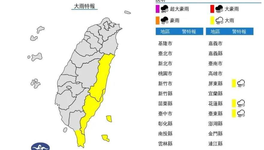 蘇拉動向/強颱迫近！屏東、花東防大雨　桃園到高雄高溫逾36度