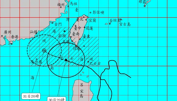 蘇拉動向/陸警預計31日清晨前解除　雨勢逐日增強外出備雨具