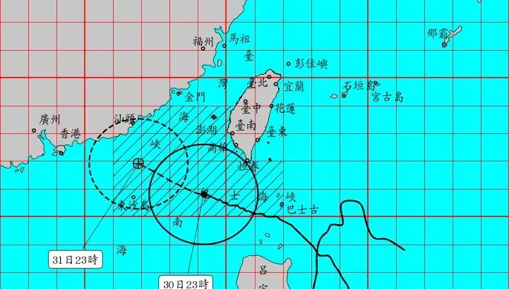 快訊/蘇拉颱風陸警解除！  預計9/1解除海警