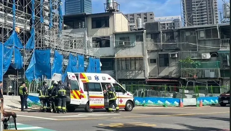 快訊/工安意外！新北三重工人9樓高鷹架墜落　意識模糊送醫急救