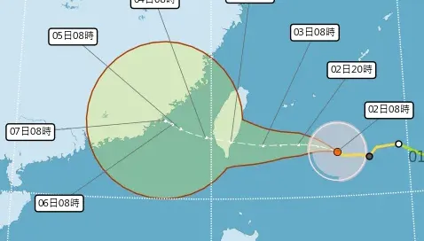 海葵颱風/怪颱路徑又南修！恐從台東、恆春半島登陸　豪雨炸東部